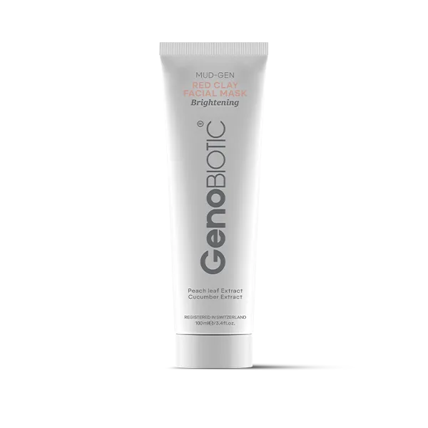 genobiotic-red-mask ماسک خاک رس قرمز صورت و گردن ژنوبایوتیک
